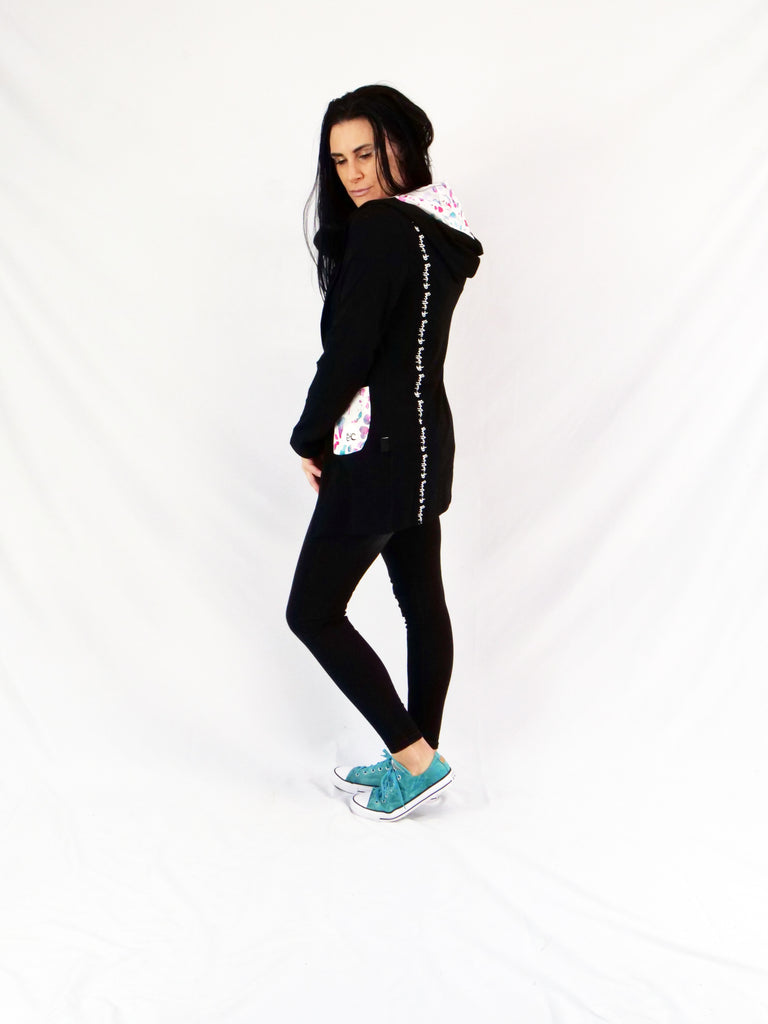 ETC Teal Leopard Cardi