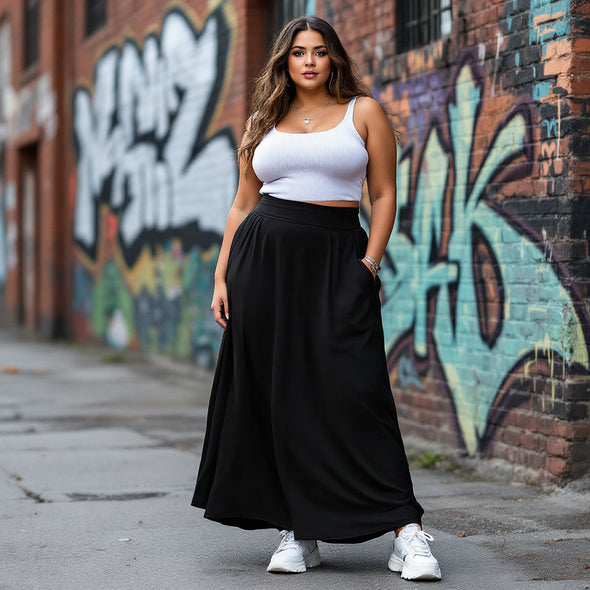 ETC Chiffon Summer Maxi Skirt