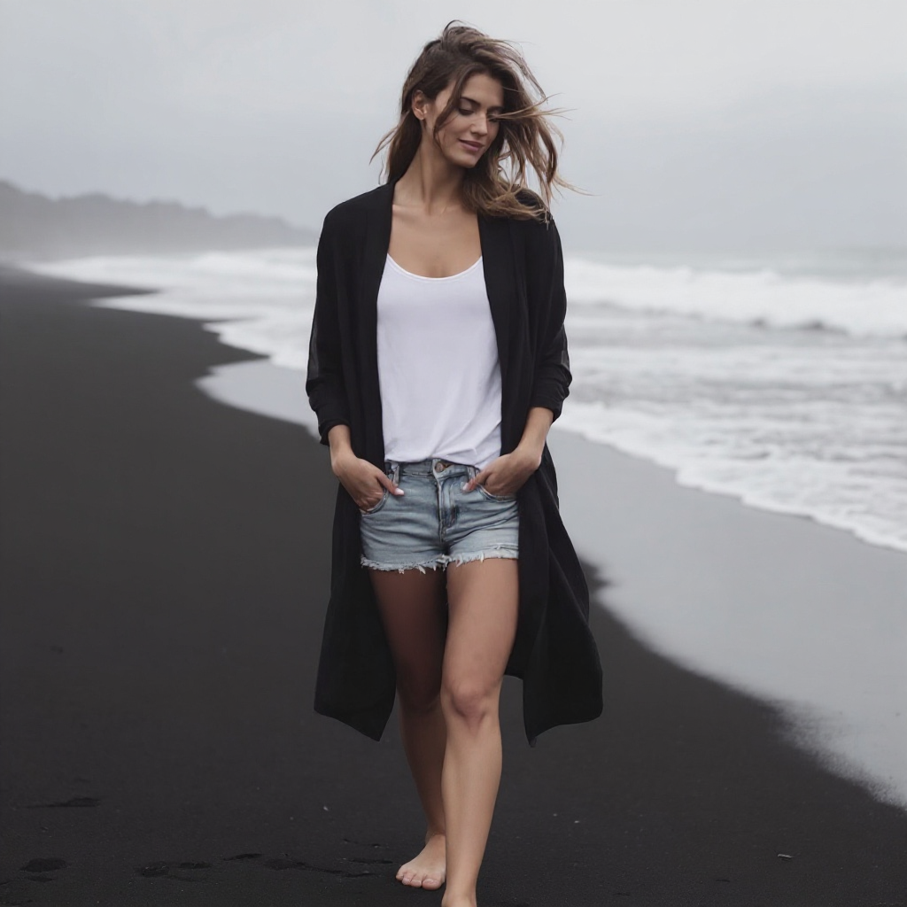 ETC Chiffon Beach Summer Cardi