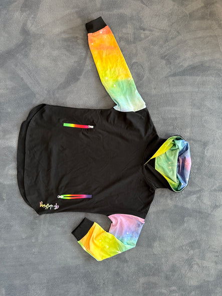 Size 10/12 rainbow Hoodie Adults Sample