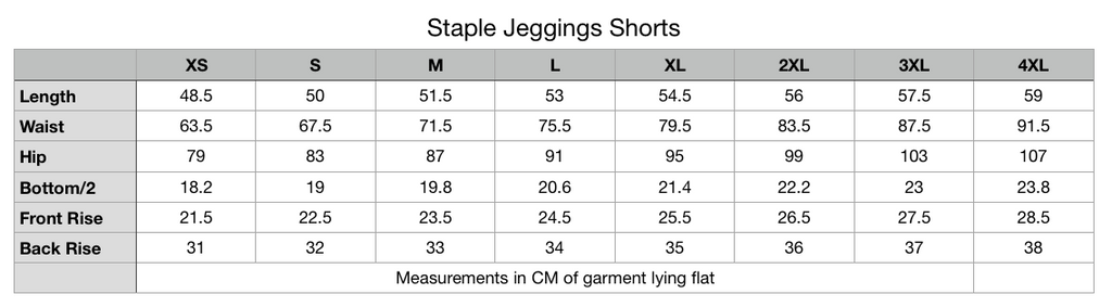ETC Staple Black Jegging Shorts