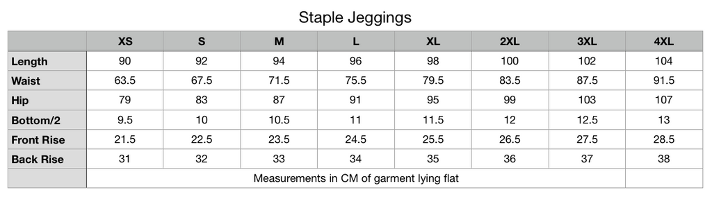 ETC Staple Black Jeggings (PRE ORDER)