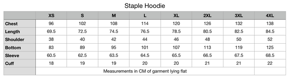 ETC PINK Staples Hoodie Fleece Lined