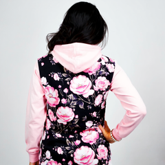 Spring Pink 17' Peonies Lightweight Hoodie