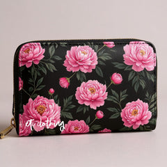 Etc Peonie Floral Handbag + Wallet COMBO