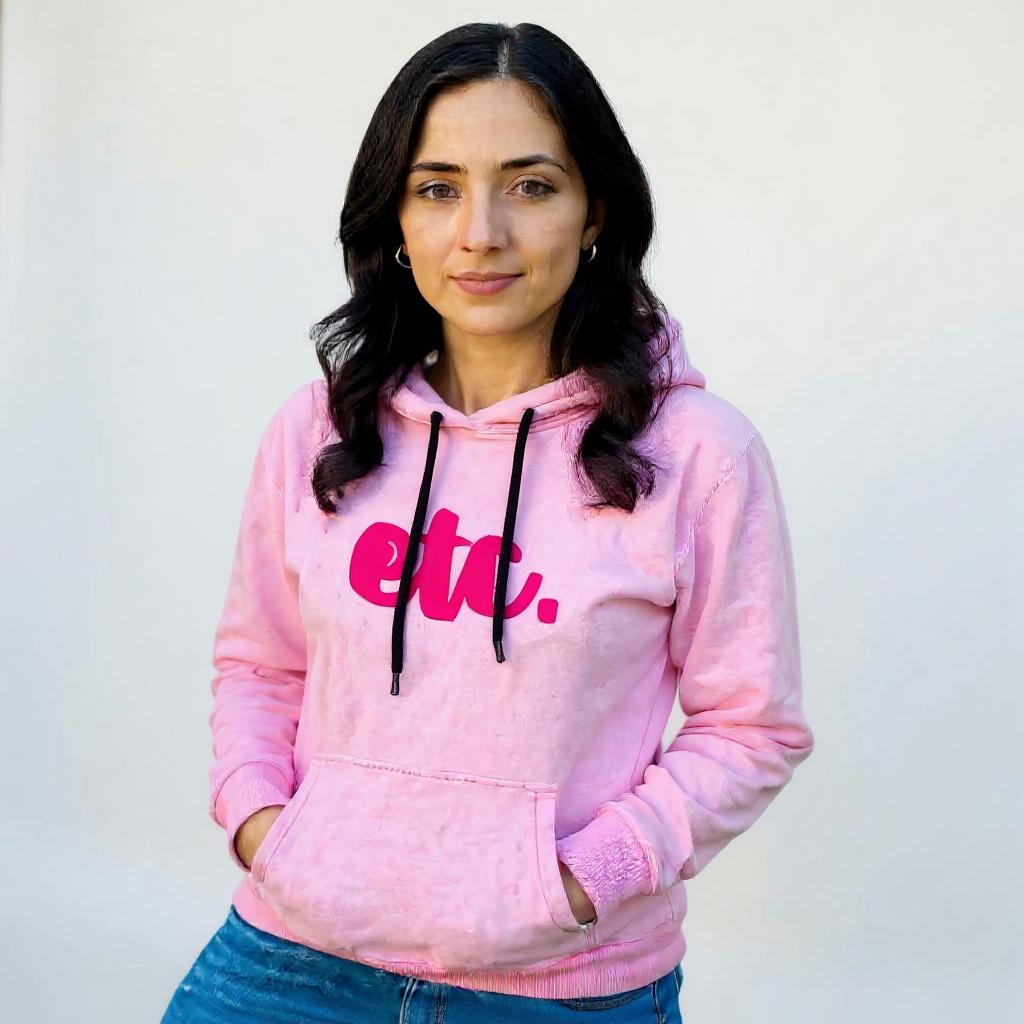 ETC PINK Staples Hoodie Fleece Lined