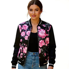 Spring Pink 17' Peonies Bomber
