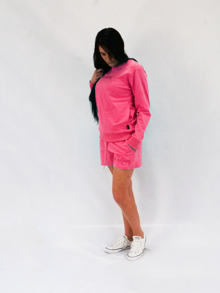 Pink Embroidered ETC Logo Set