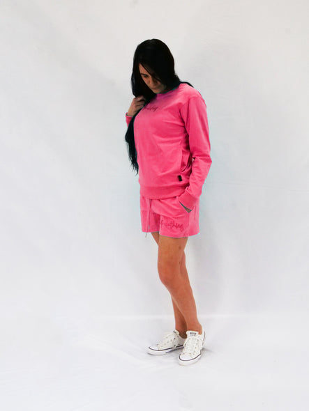 Pink Embroidered ETC Logo Set