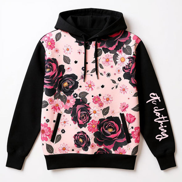 FLORAL POWER HOUR HOODIE