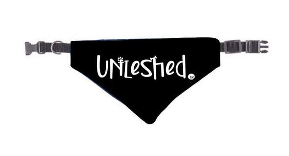 'Unleshed' Dog Bandana Collar