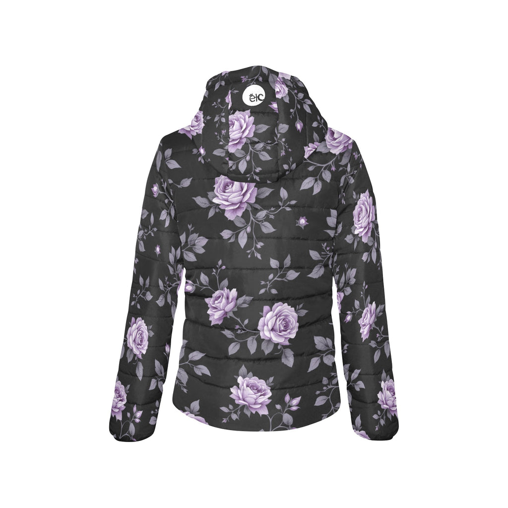 ETC Fleur Violette Hooded Puffer Jacket