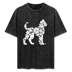 ETC Floral Cat Vintage Tee