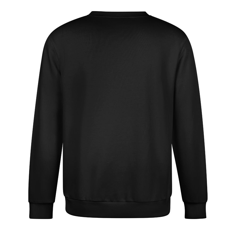 ETC Limited Edition Pink Feathers Black Cotton Crew
