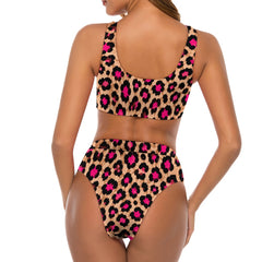 ETC Leopard Tie Up Bikini