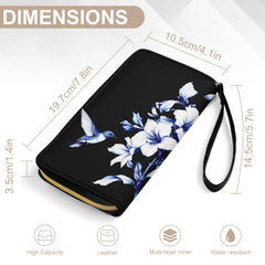 ETC Black Hummingbird Silhouette Wallet