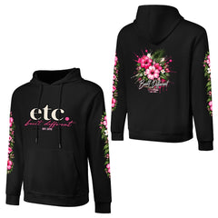 ETC Built Different Floral Cotton Hoodie