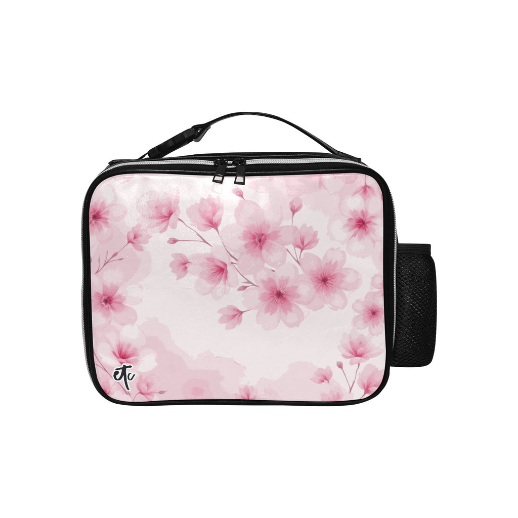 ETC Pink Cherry Blossoms Lunch Bag