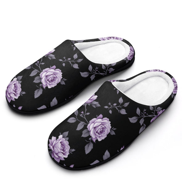 ETC Fleur Violette Cotton Slippers