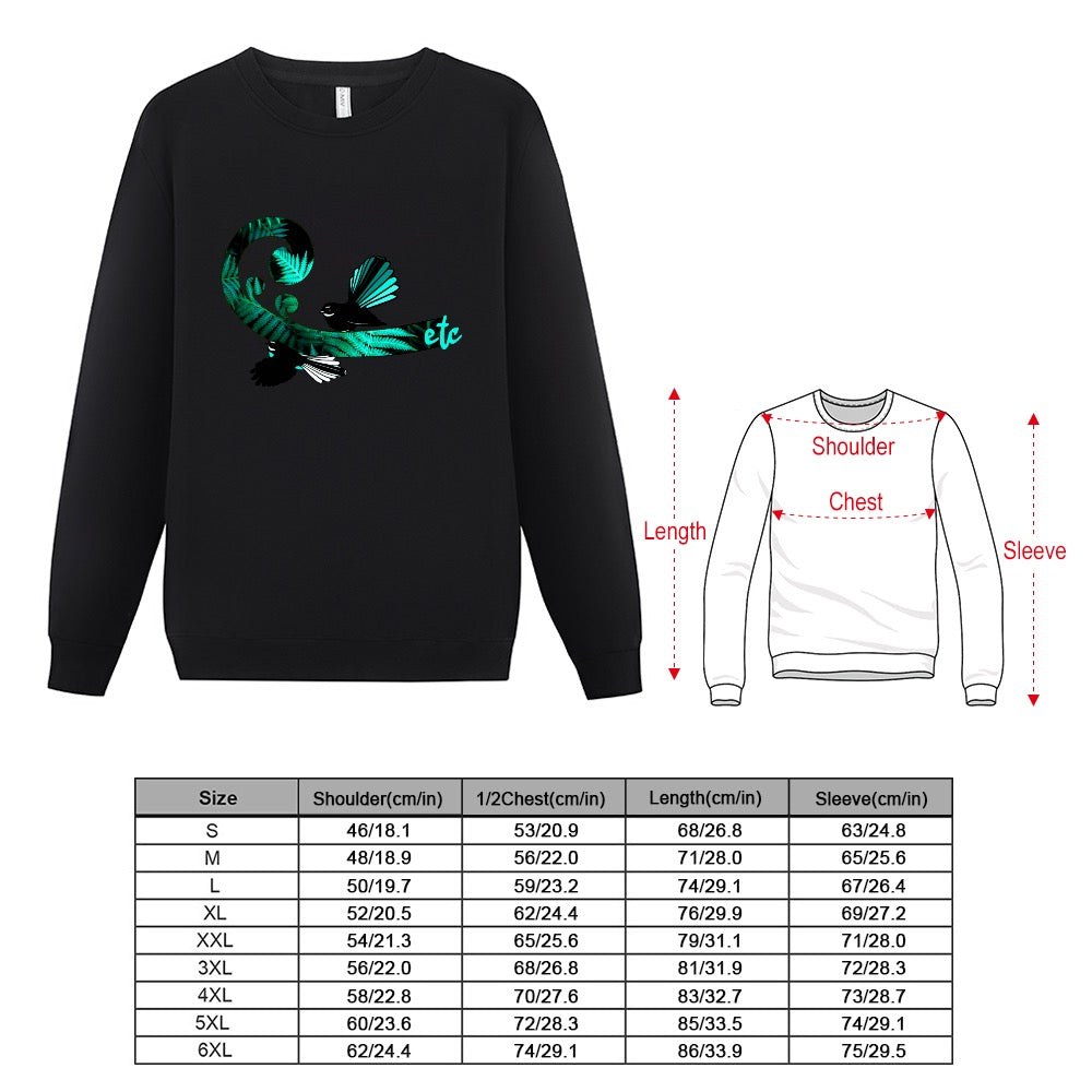 ETC Fantail Fern Cotton Fleece Crew