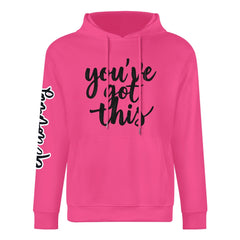 ETC Pink "You've Got This' Cotton Hoodie