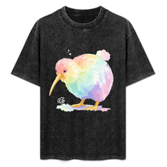 ETC Painted Pastel Kiwi Vintage Tee