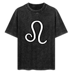 ETC Leo Zodiac Sign Vintage Wash Tee