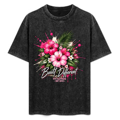 ETC Built Different Floral Vintage Tee