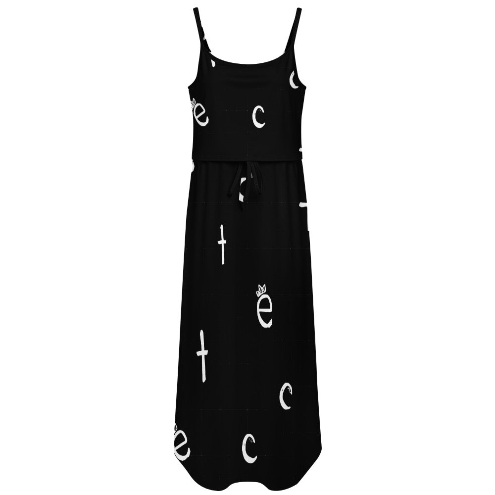 ETC Spaghetti Strap Split Dress