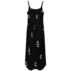 ETC Spaghetti Strap Split Dress