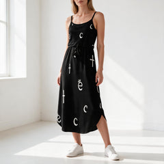 ETC Spaghetti Strap Split Dress