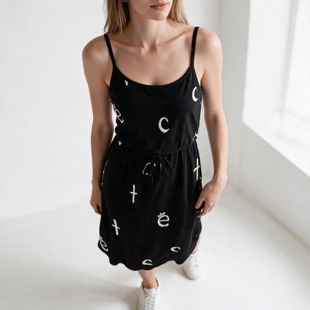 ETC Spaghetti Strap Split Dress