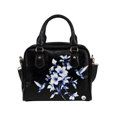 ETC Black Hummingbird Silhouette Handbag