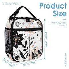Diamond Floral Backpack Set