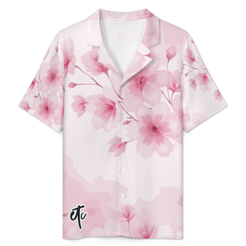 ETC Pink Floral Bloom Silky PJ Set