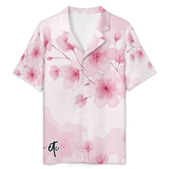ETC Pink Floral Bloom Silky PJ Set