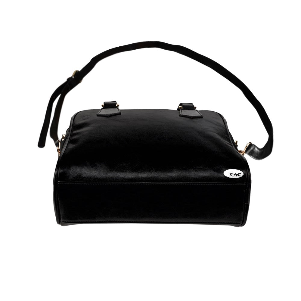 ETC Staples Black Shoulder Handbag