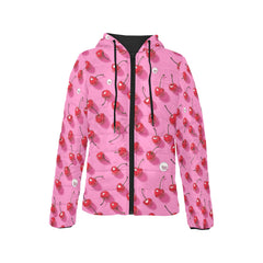 ETC Pink Cherries Puffer Jacket