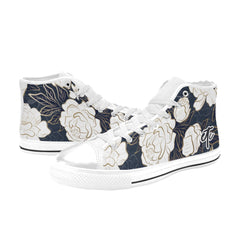 ETC Summer Peonies High Top Canvas Sneakers