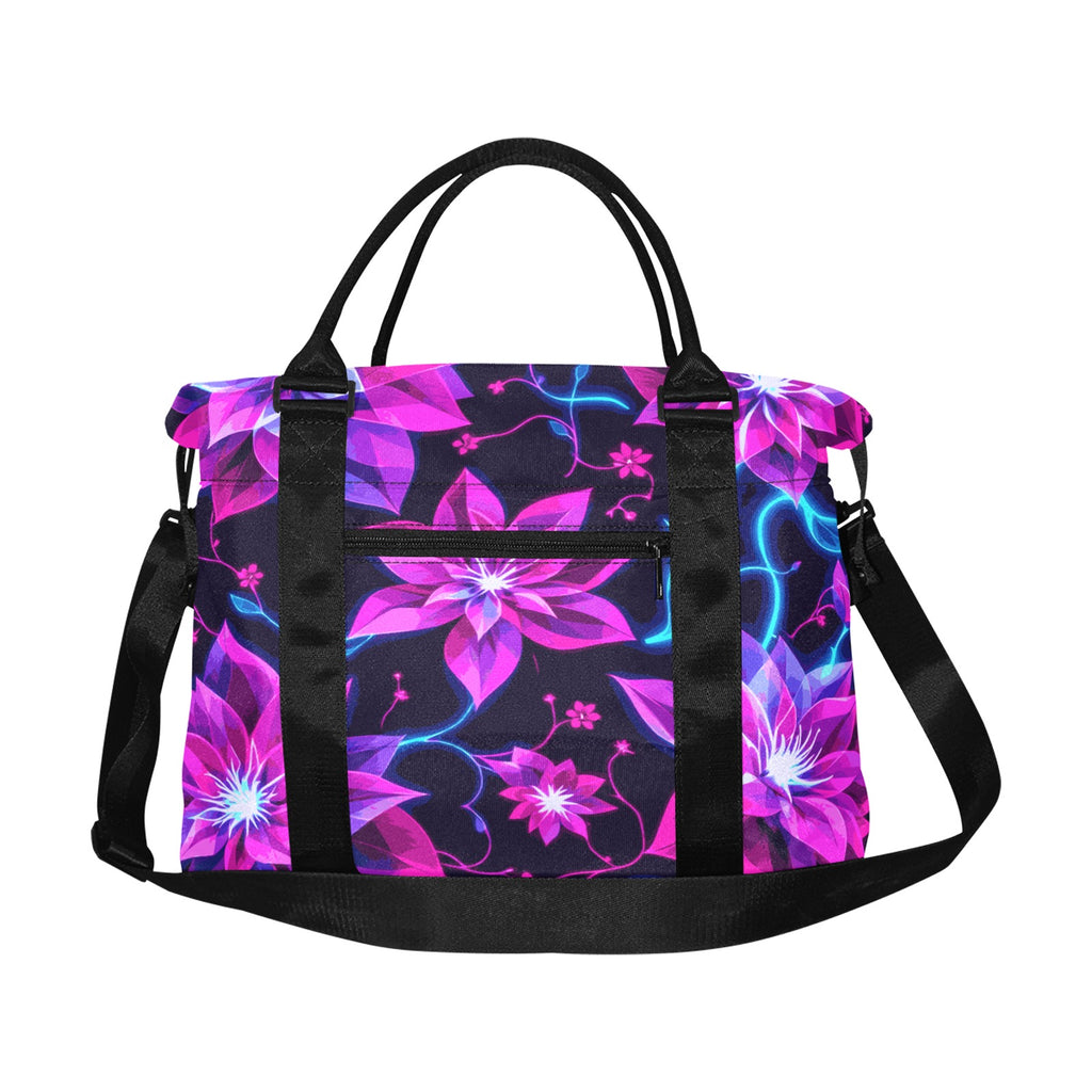 ETC Floral Neon Travel Duffle Bag