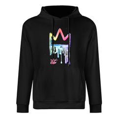 ETC Dripping Rainbow Crown Cotton Hoodie