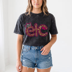 ETC Leopard Print Vintage Tee