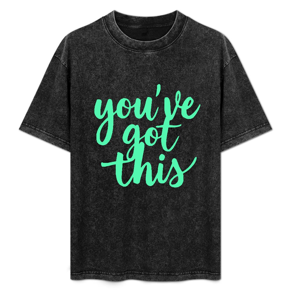 VINTAGE WASH 'YOU'VE GOT THIS TEE' - Mint