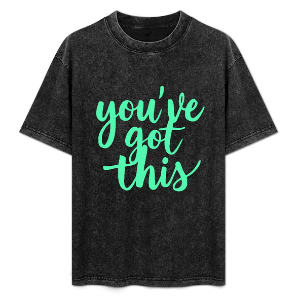 VINTAGE WASH 'YOU'VE GOT THIS TEE' - Mint