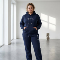 ETC Staple Fleece Embroidered Hoodie & Wide Leg Tracksuit Set