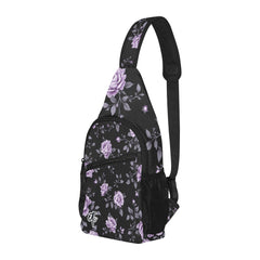 ETC Fleur Violettes Cross Body Bag