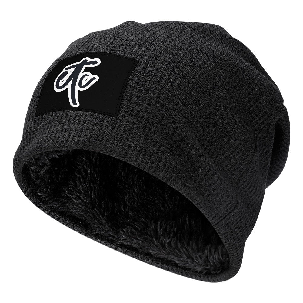 Etc Script Logo Plush Beanie