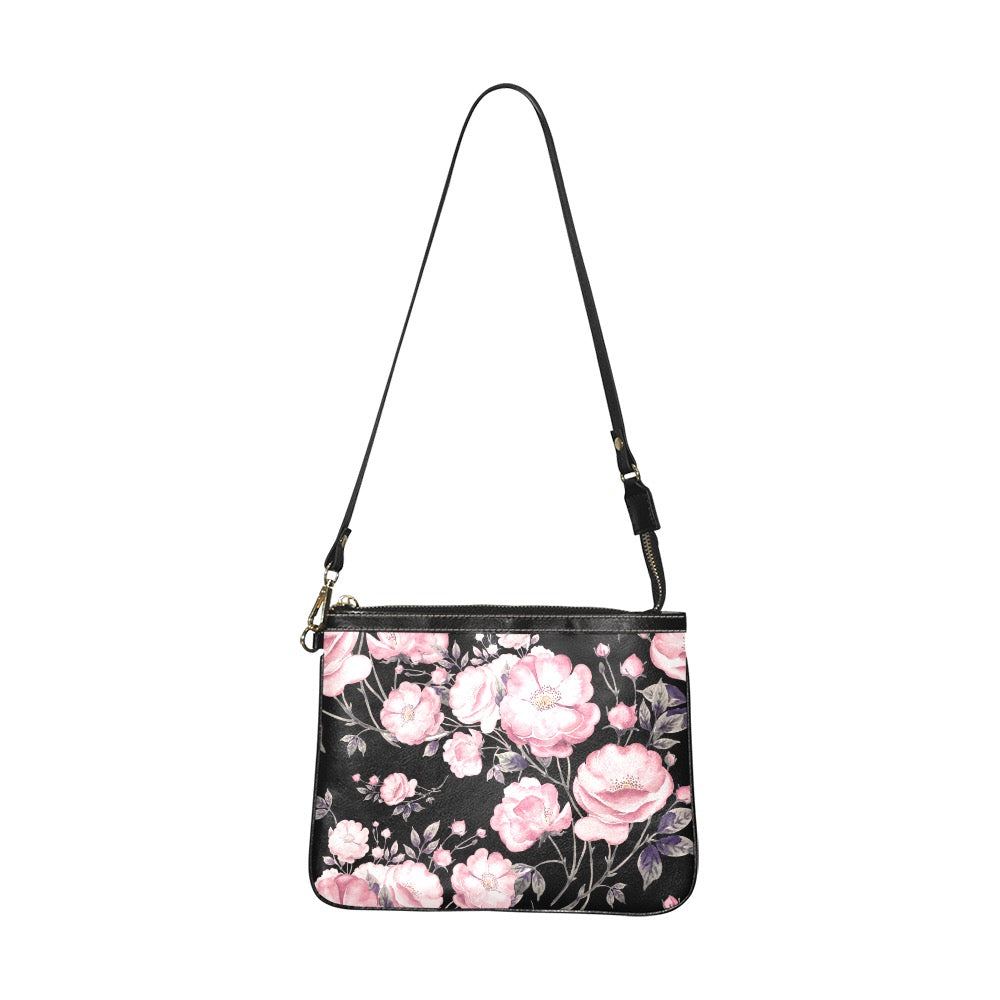 ETC Spring 17' Pink Peonies Shoulder Bag