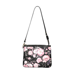 ETC Spring 17' Pink Peonies Shoulder Bag
