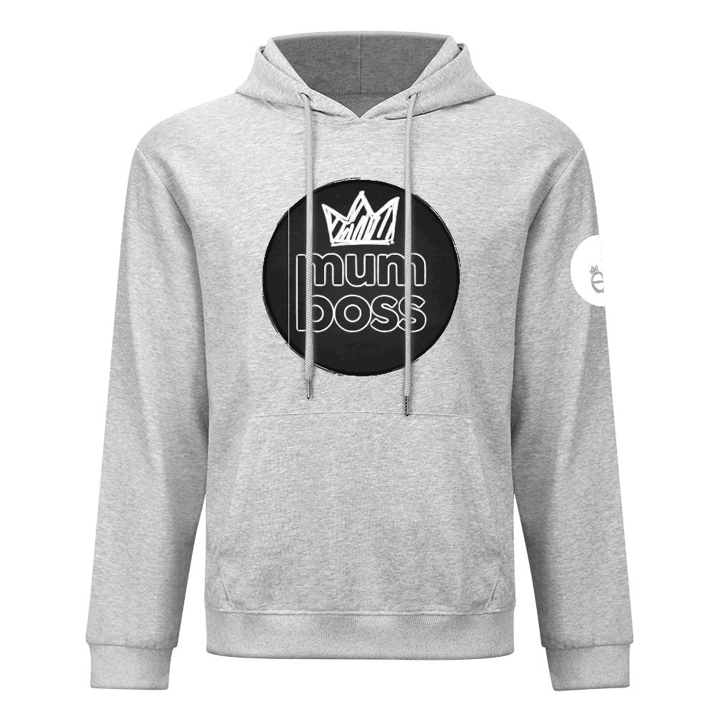 ETC Mum Boss Grey Cotton Hoodie